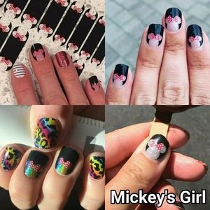 Jamberry Nail Wrap - Mickey's Girl